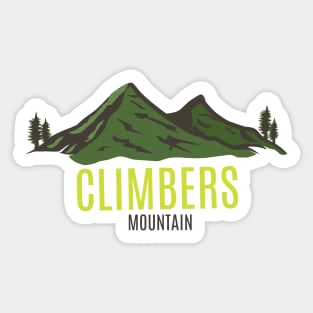 Climbers Mountain - Adventure Edition Sticker